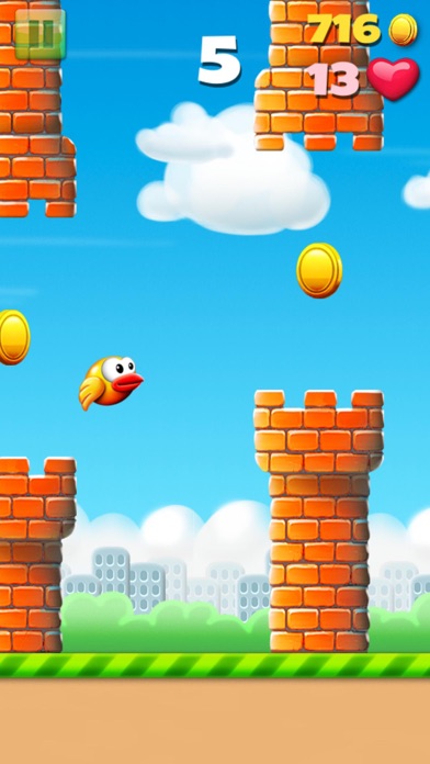 Zrzuty ekranu Flying Bird: jump! Fly & Fall