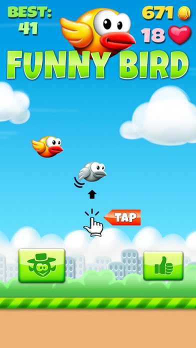 Zrzuty ekranu Flying Bird: jump! Fly & Fall