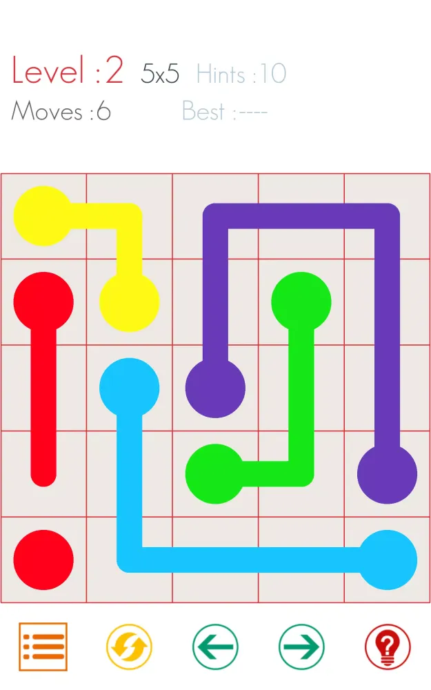 Tangkapan skrin Connect Color Dots!