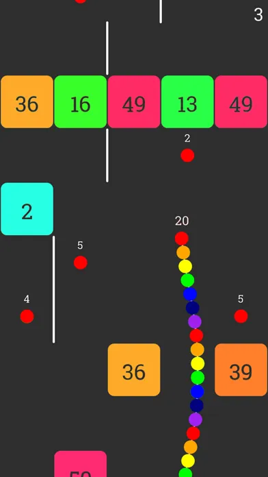 Snake vs Number Blocks 스크린샷