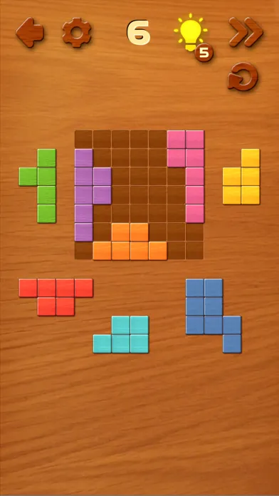 Wooden Block Puzzle match स्क्रीनशॉट