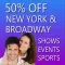 50% Off New York City Broadway