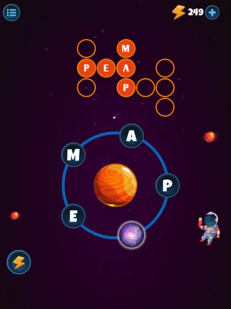 Captures d'écran de Word Planets iPad 