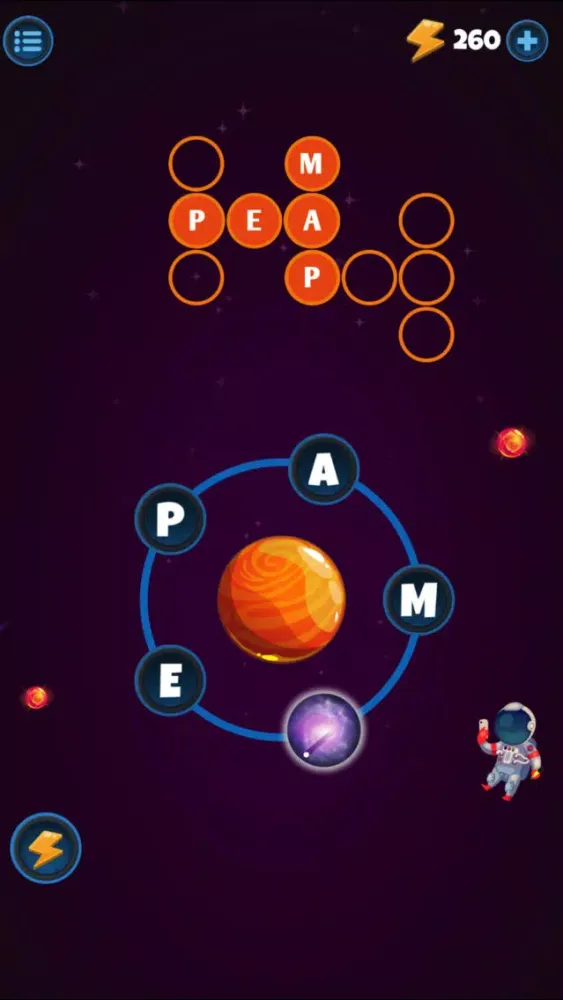 Captures d'écran de Word Planets