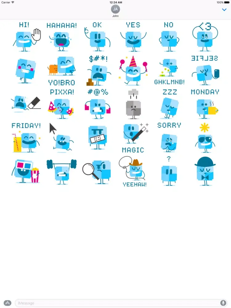 ภาพหน้าจอของ Axel the pixel by Mojimade iPad 