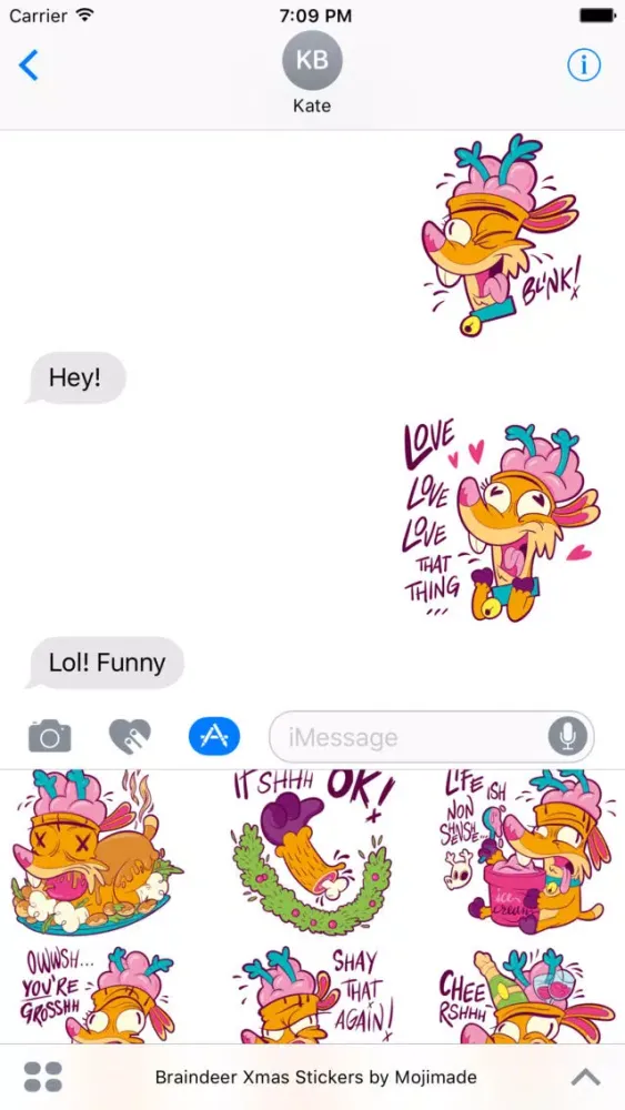Скриншоты Braindeer Xmas Stickers by Mojimade