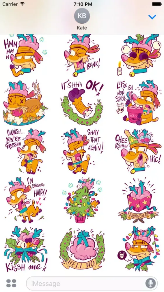 Скриншоты Braindeer Xmas Stickers by Mojimade
