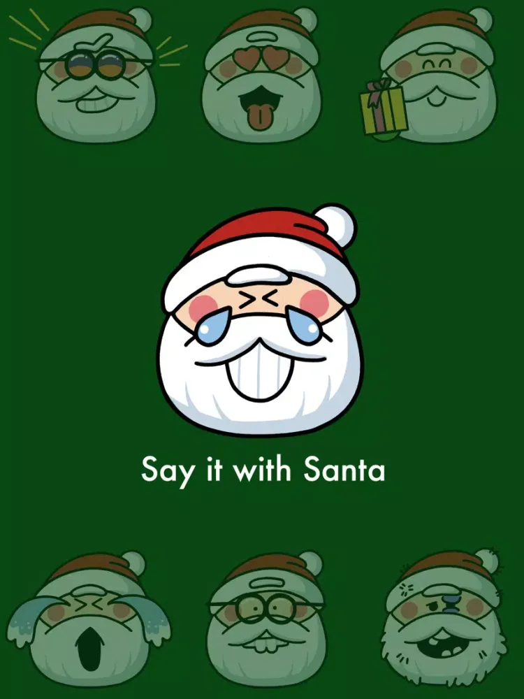 Santa's Little Stickers by Mojimade iPad  スクリーンショット
