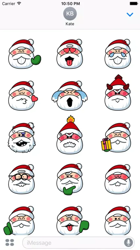 Santa's Little Stickers by Mojimade スクリーンショット