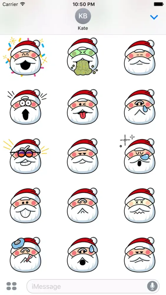 Santa's Little Stickers by Mojimade スクリーンショット