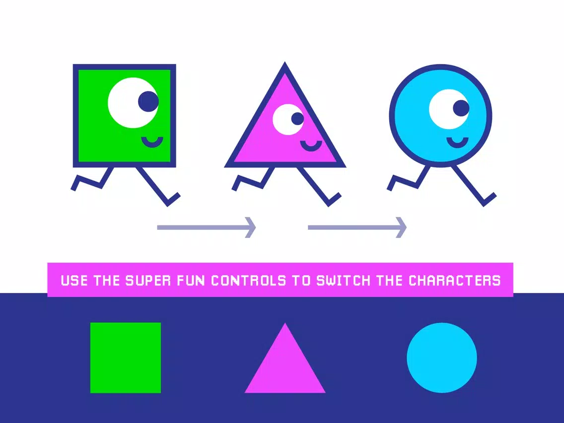 تصاویر STC - Square Triangle Circle fast-paced platformer iPad 