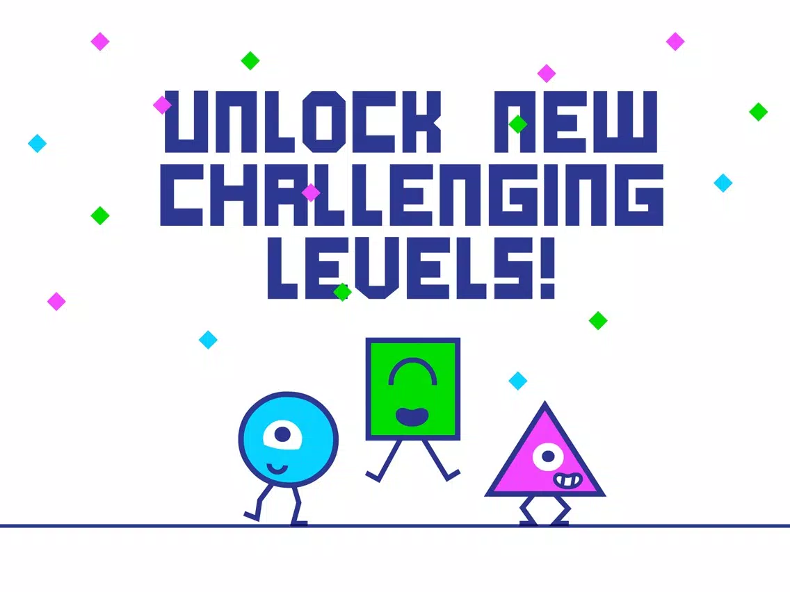 تصاویر STC - Square Triangle Circle fast-paced platformer iPad 