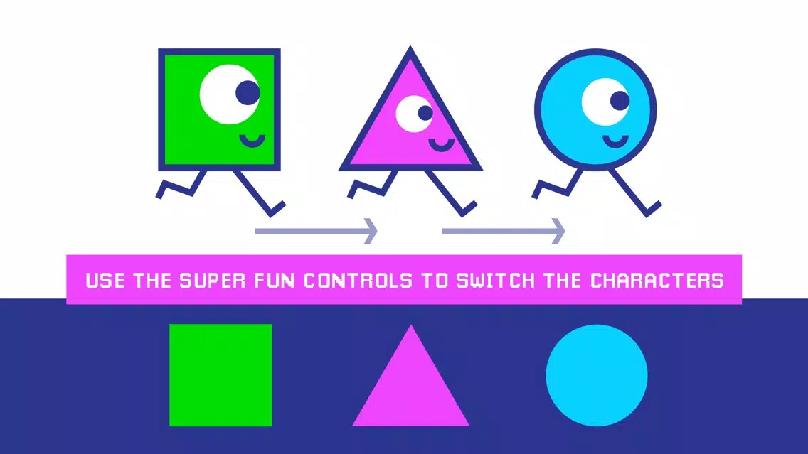 تصاویر STC - Square Triangle Circle fast-paced platformer