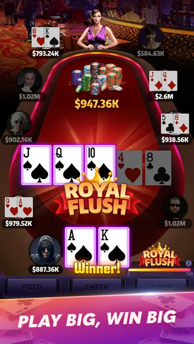 Скриншоты Mega Hit Poker: Texas Holdem
