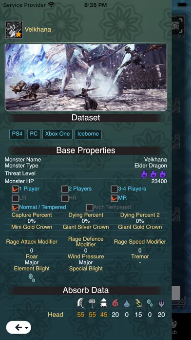 Ảnh chụp màn hình của Hunter's Guide: World