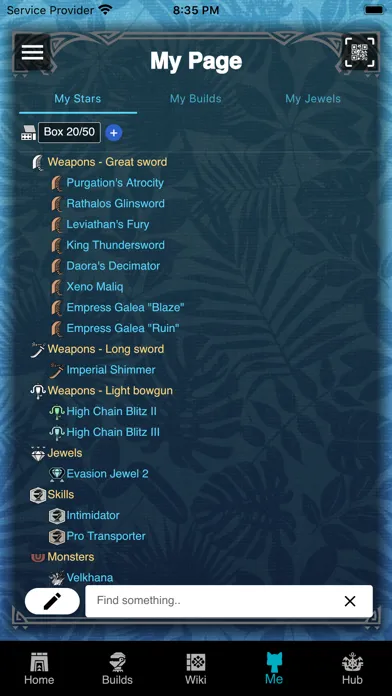 Ảnh chụp màn hình của Hunter's Guide: World