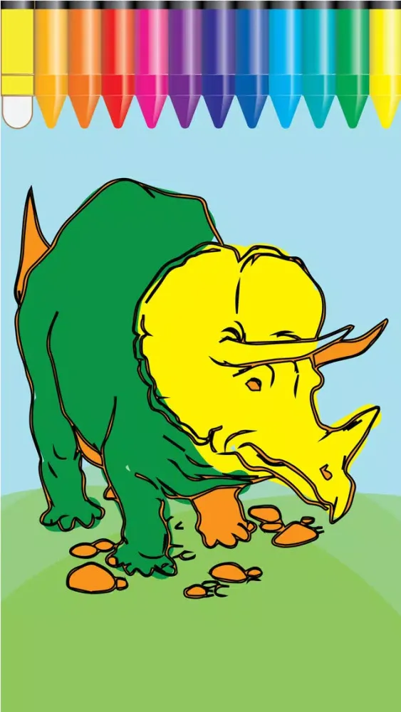 Скриншоты Dino Coloring and ABC 123 Tracing Games for kids practice