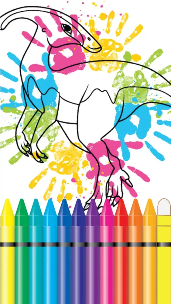 Capturas de pantalla de Jurassic Coloring Book World Ninth Edition