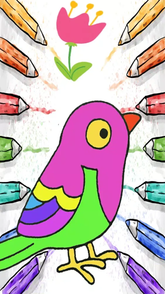 Tangkapan skrin Funny Farm Animal Coloring Drawing for Kids