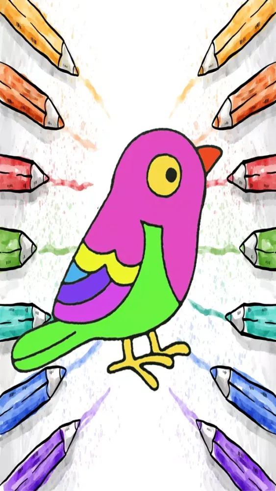 Tangkapan skrin Funny Farm Animal Coloring Drawing for Kids