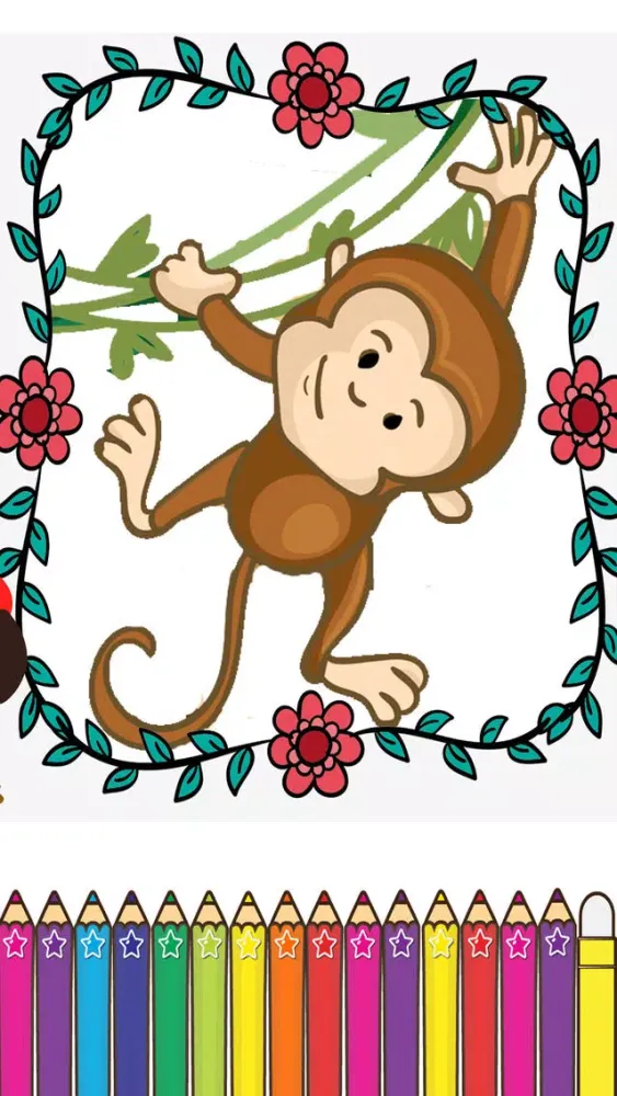 Monkeys Coloring Fun for kids the First Edition Screenshots