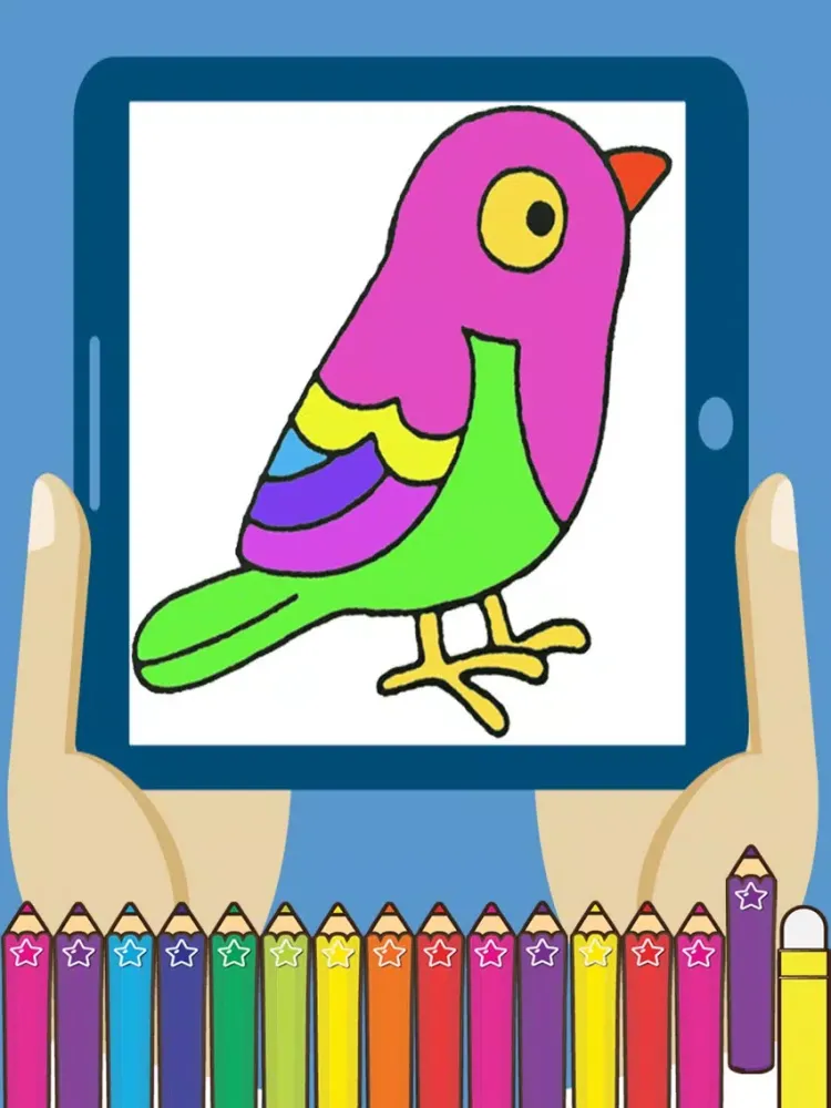 Panda Coloring Animals for learning Second Edition iPad  Screenshots