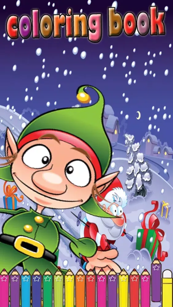 Christmas Coloring Games for kid for Preschoolers應用截圖
