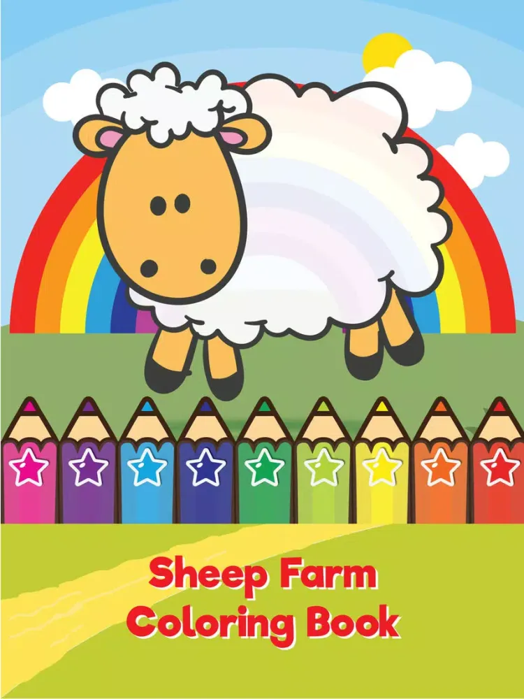 Sheep Farm Coloring Book for preschool iPad  Ekran Görüntüleri