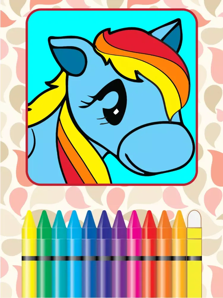Horse Coloring Pages iPad 應用截圖