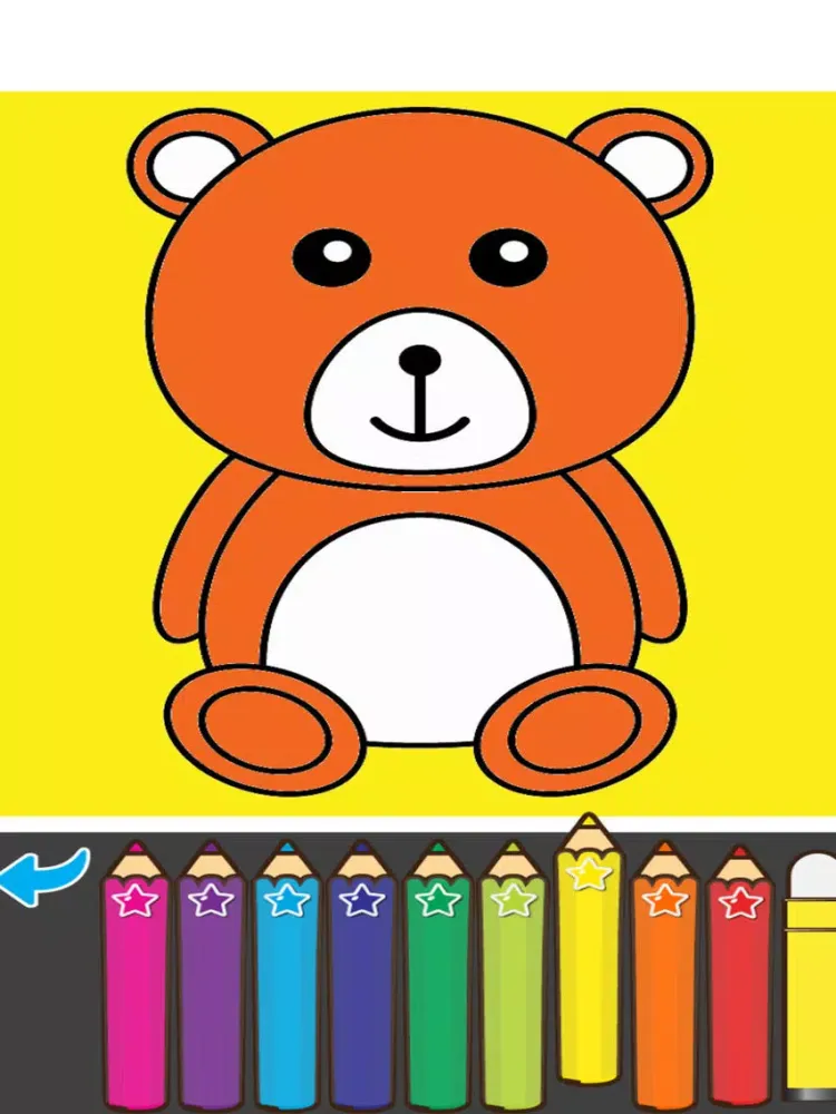 Coloring Cartoon Book Wild Koala preschool iPad 应用截图