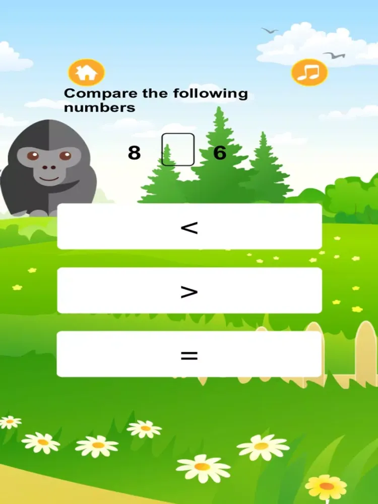 Capturas de pantalla de Crazy Gorilla Math Tutoring for Kids Games iPad 
