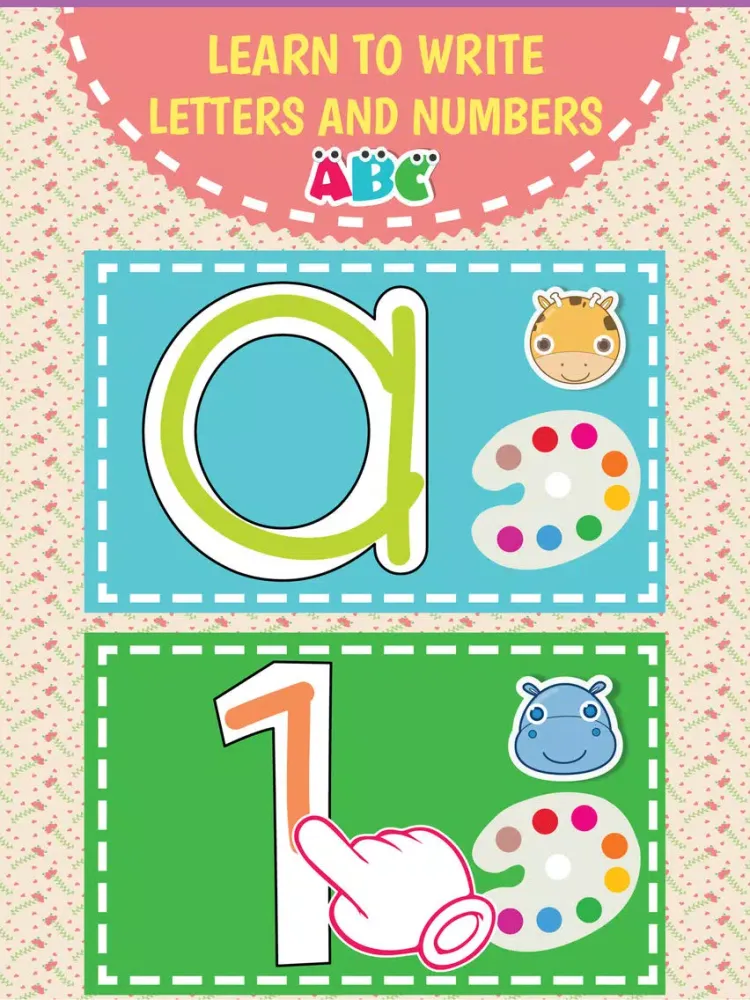 a to z tracing and coloring iPad 应用截图
