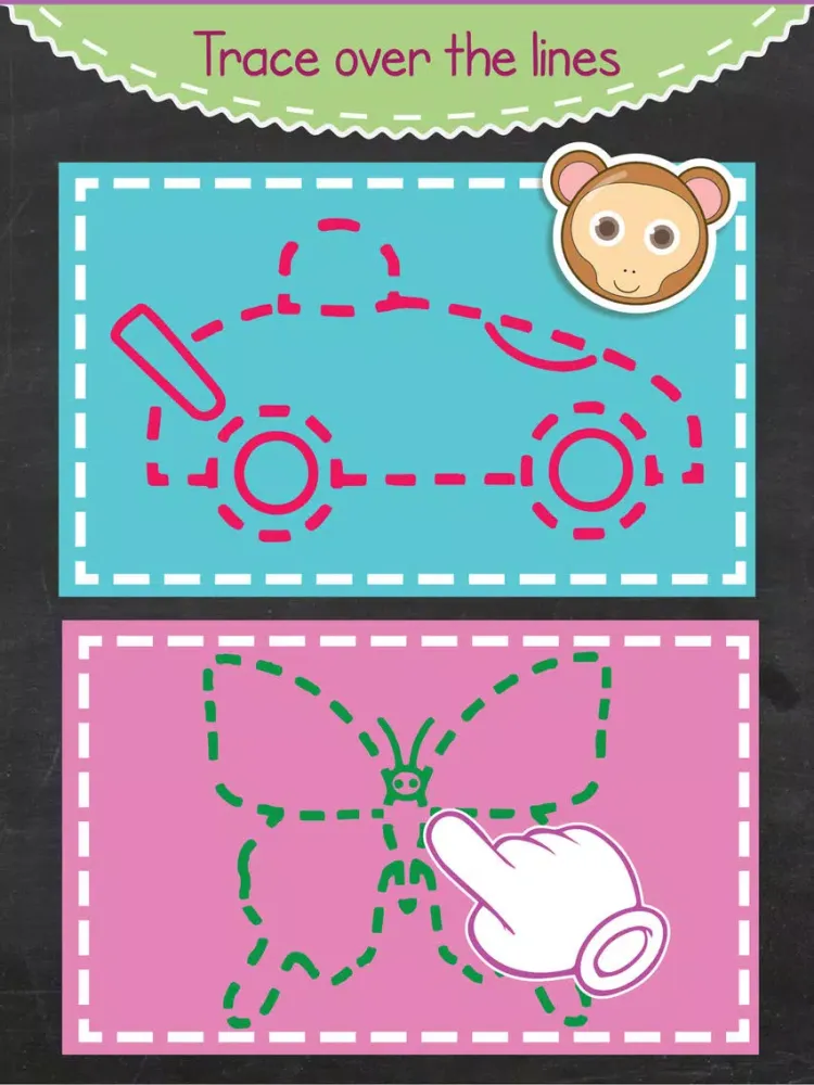 صور Animal shapes drawing pages and coloring fun games for kids iPad 