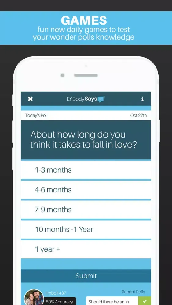 Capturas de pantalla de Wonder Polls: Question Everything!