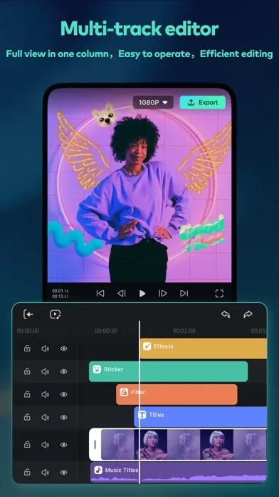 Ảnh chụp màn hình của Filmora HD-Video Editor&Maker