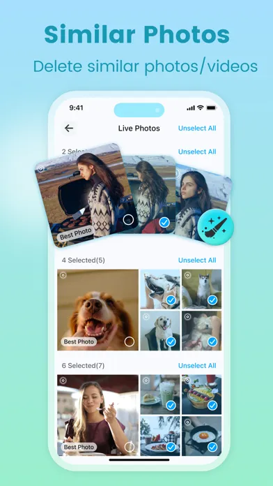 Capturas de tela do MobileClean: AI Clean Storage