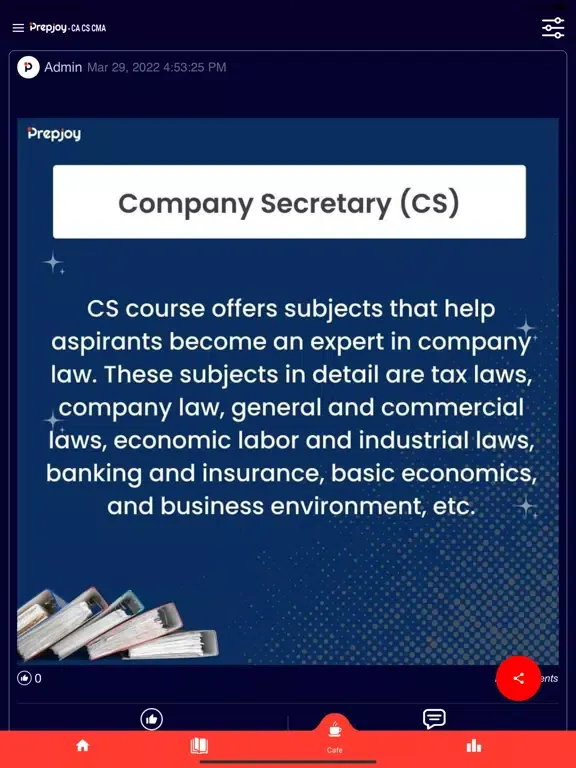 Prepjoy CA CS CMA iPad  Ekran Görüntüleri