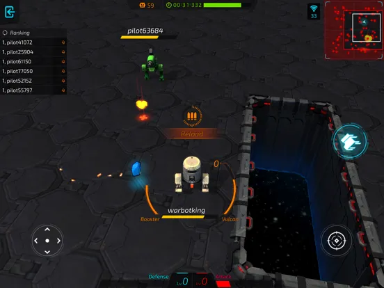 warbot.io iPad 应用截图