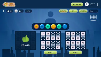 Capturas de pantalla de Wonga Bingo