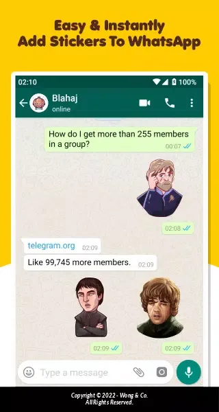 Zrzuty ekranu G.O.T. Stickers For WA