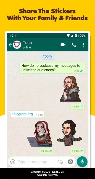 Zrzuty ekranu G.O.T. Stickers For WA