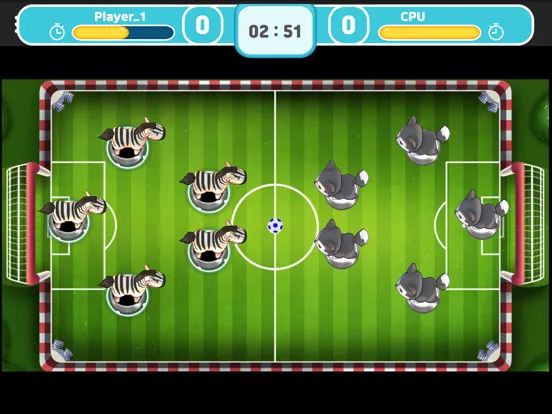 Animal Finger Soccer iPad  스크린샷
