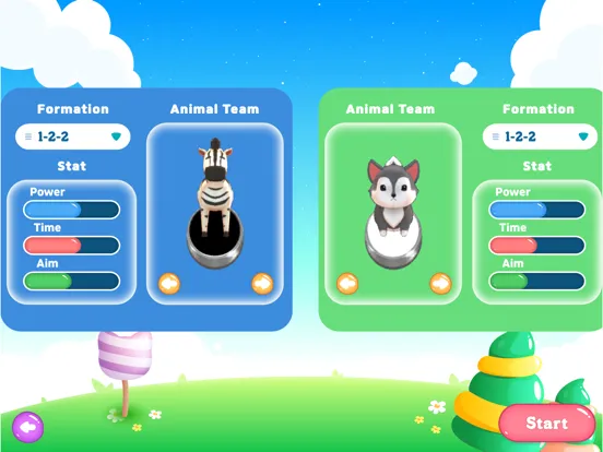 Animal Finger Soccer iPad  스크린샷