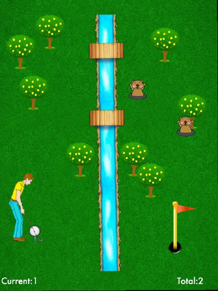 Ảnh chụp màn hình của Gopher Golf iPad 