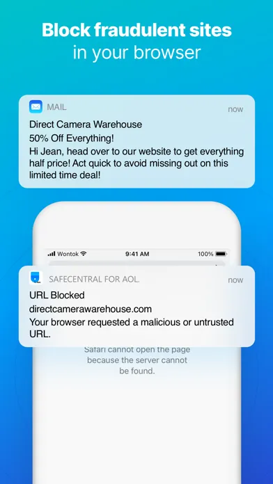 Скриншоты SafeCentral for Aol
