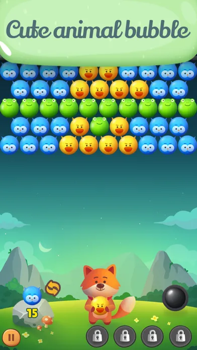 Tangkapan skrin Animal Bubble Shoot