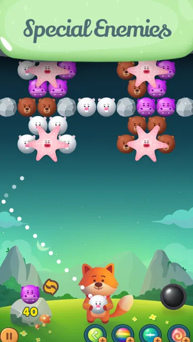 Tangkapan skrin Animal Bubble Shoot