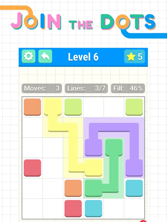 Tangkapan skrin Join the Dots - Connect puzzle iPad 