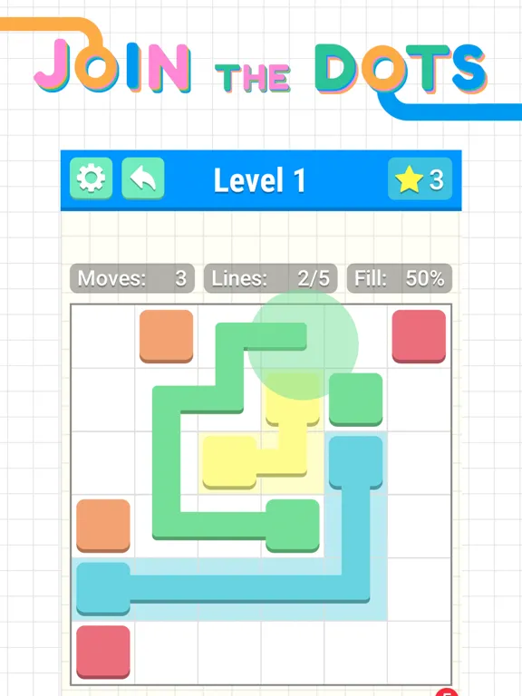 Tangkapan skrin Join the Dots - Connect puzzle iPad 