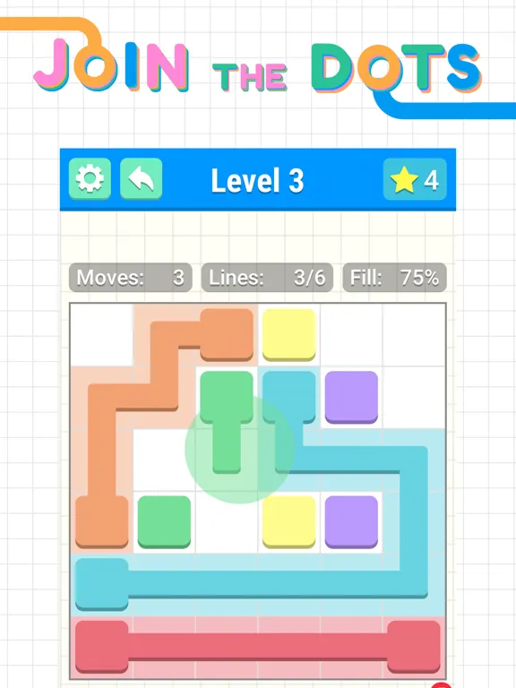 Tangkapan skrin Join the Dots - Connect puzzle iPad 